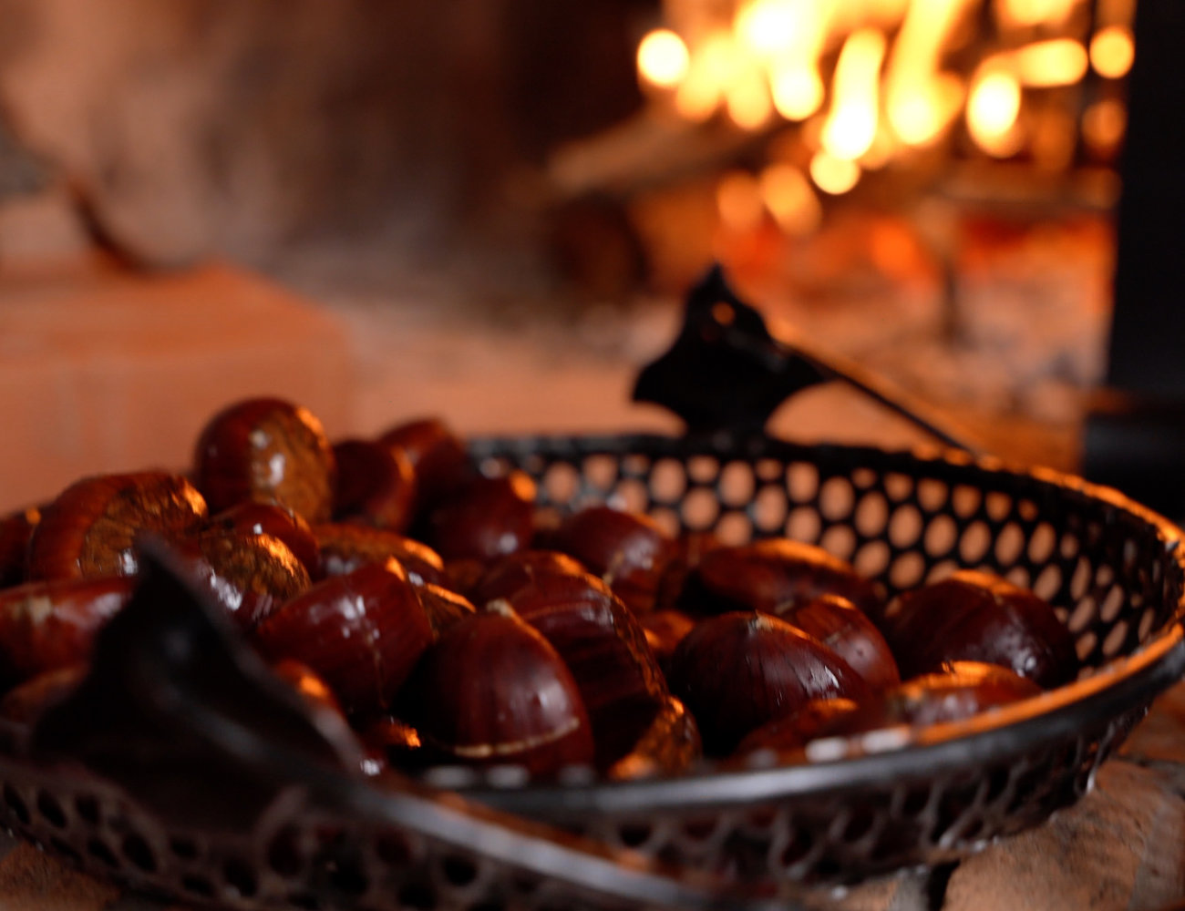 Roasted Chestnuts Over an Open Fire - Holiday Appetizer - Vindulge